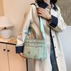 Fashionable Casual Crossbody Shoulder Bag With Soft Canvas Material For Women