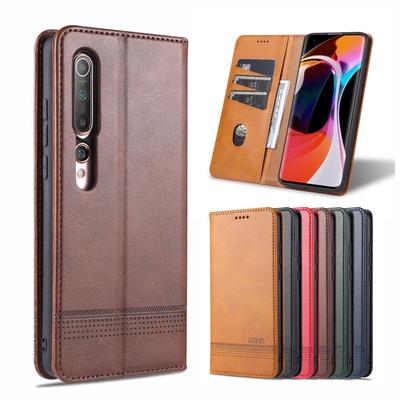 Custodia in pelle ad adsorbimento magnetico deluxe per Xiaomi Mi 10 / Mi 10 Pro 5G Custodia protettiva a libro capa fundas