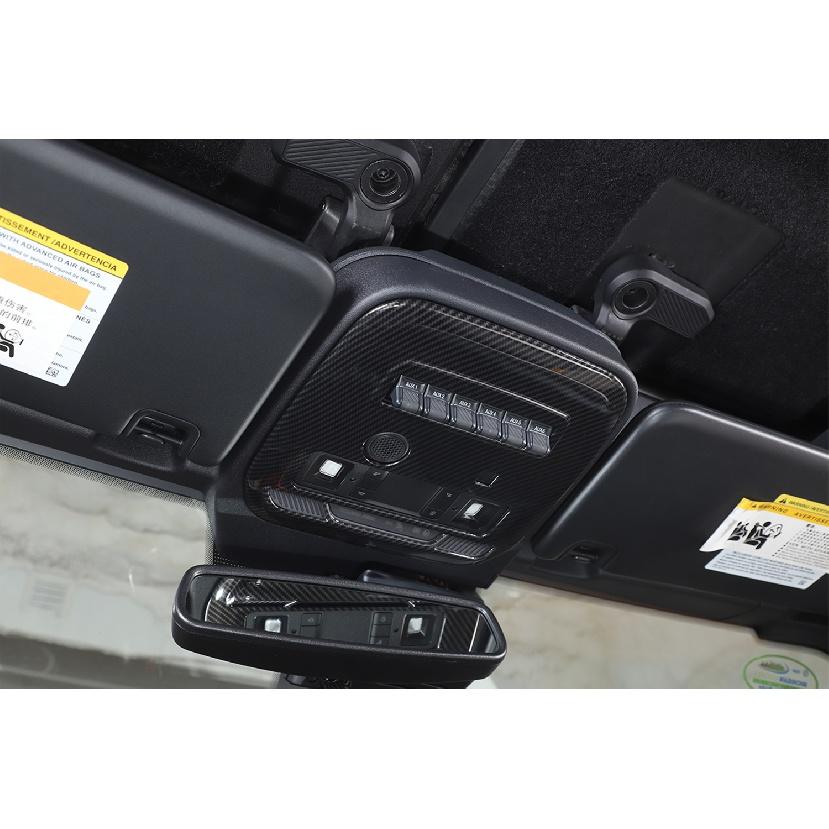 Car Front Reading Light Lamp Panel Decoration Cover Stickers Frame for Ford Bronco  2022 2023 Interior Mouldings