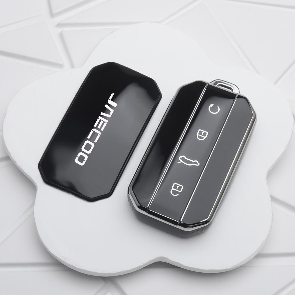 Soft Tpu Car Key Case Cover Shell For Chery Jaecoo J5 5 Protection Key Bag Holder Keychain Car Interior Accessories