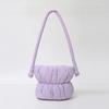 Nylon Bucket Bags Women Casual Designer Handbags Down-Filled Cotton Shoulder Bag Pleated Crossbody Bags Fashion Underarm Bag