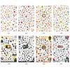 3D Adhesive Halloween Christmas Nail Stickers Decals Nail Art Decoration