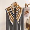 Spring New Versatile 61 Small Square Scarf Women's Multi-functional Thin Neck Protection Sunscreen Decorative Neck Silk Scarf Batch