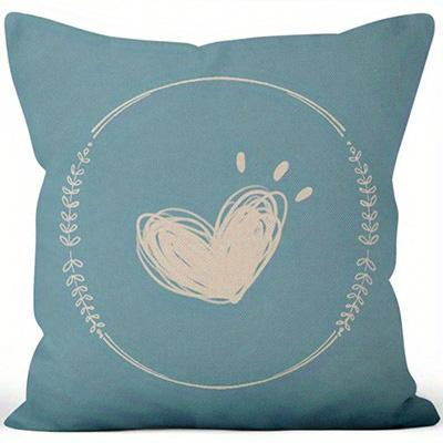 Geometric & Floral Pattern Double-Sided Printed Pillow Cover Short Plush Suitable Living Rooms Bedrooms Sofa Throw Cushion Cover