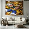 One Piece Monkey D Luffy Wall Tapestry Aesthetic Wall Hanging Printed Fabric Blanket Decorative Tapestries For Bedroom Living Room Home Decor