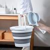 Seau Pliable Portable, Seau de Lavage Pliable pour Voiture, Camping en Plein Air, Pêche, Voyage, Rangement Facile, Articles de Nettoyage, Usage Domestique et Commercial