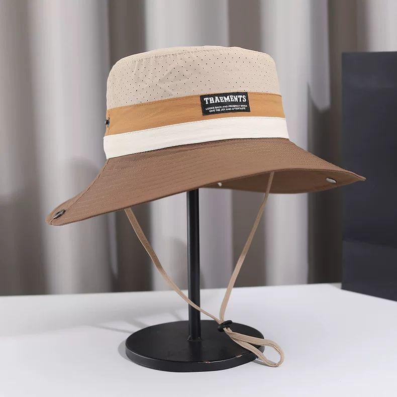 

Дышащая шляпа от солнца для женщин - складная, с широкими полями и отверстием для хвоста, кепка для рыбалки с защитой от ультрафиолета для активного отдыха на природе ONE SIZE