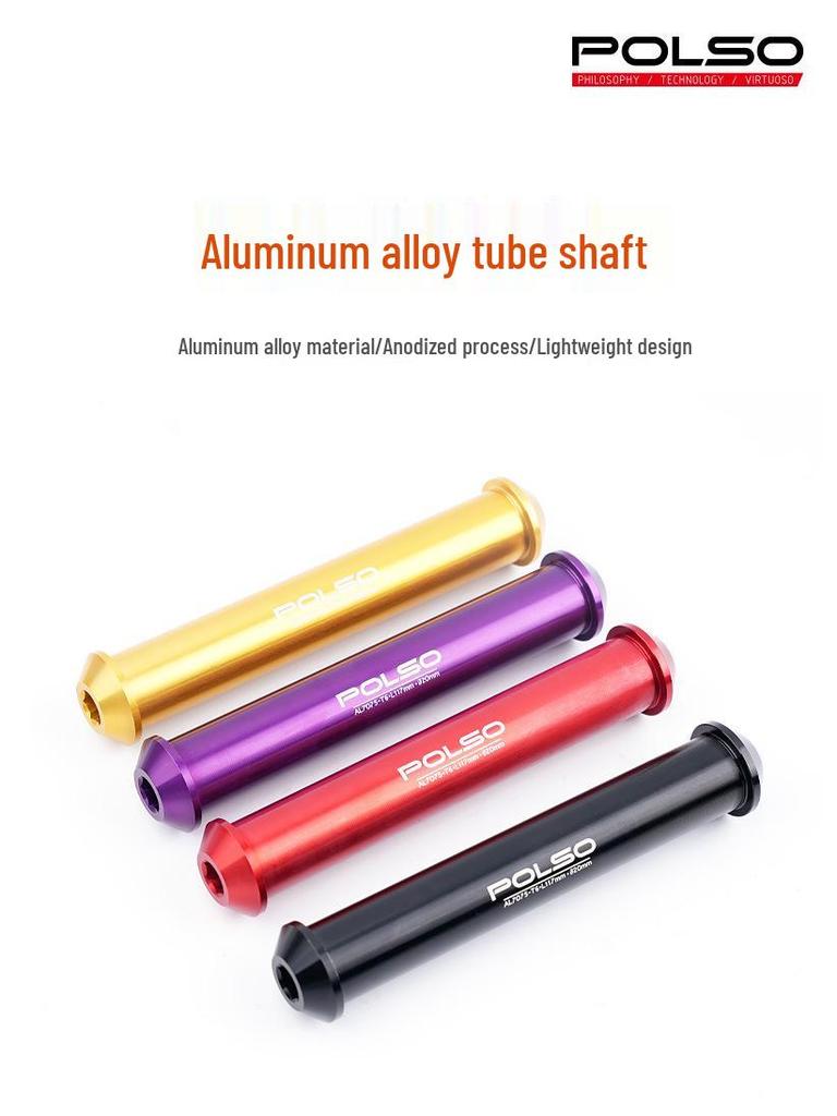 High-Strength BMX Thru-Axle Peg with 100x20 Aluminum Alloy Front Hub