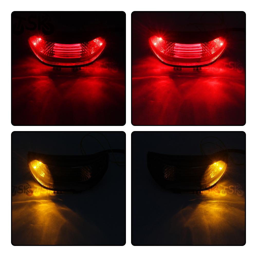 LED Rücklicht Blinker Rückbremslicht Leuchte Passend für Honda CBR600RR CBR 600 RR F5 2003-2006 CBR1000RR 2004-2007