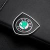 Car Sticker Car Styling 3D Metal Shield Emblem Body Side Window Stickers Accessories For Skoda KAMIQ KAROQ RAPID Octavia 2 FABIA
