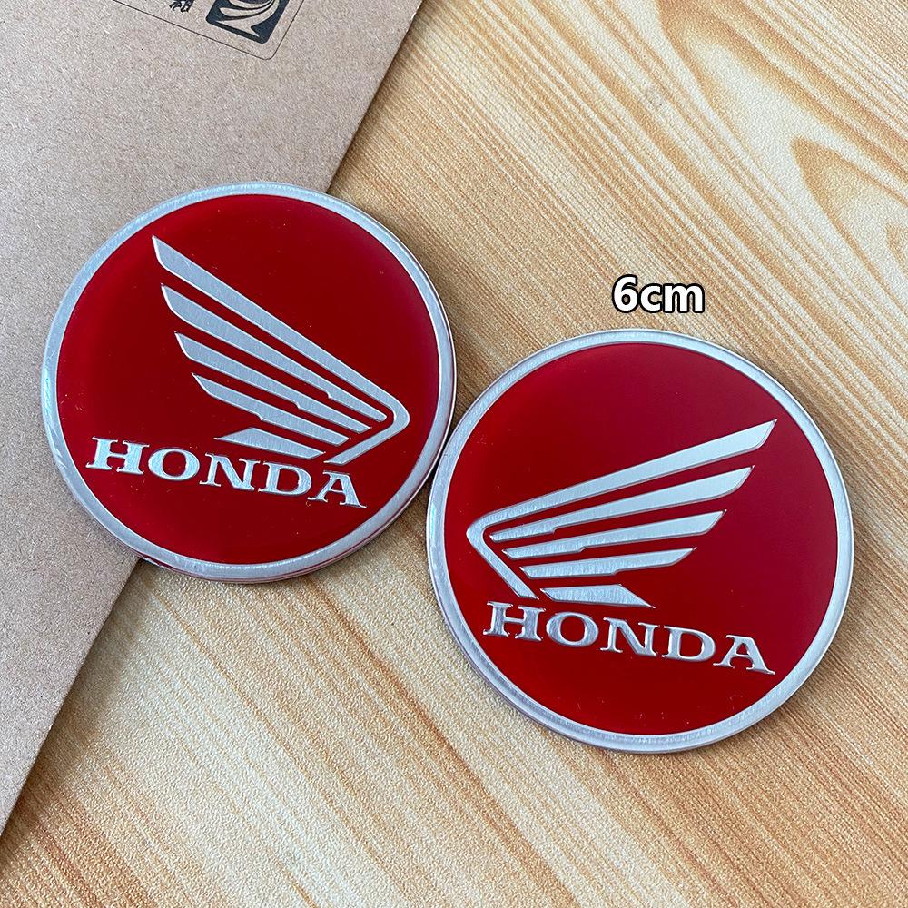 Autocollant Métal Logo Gravé au Laser Réservoir de Carburant Moto Honda