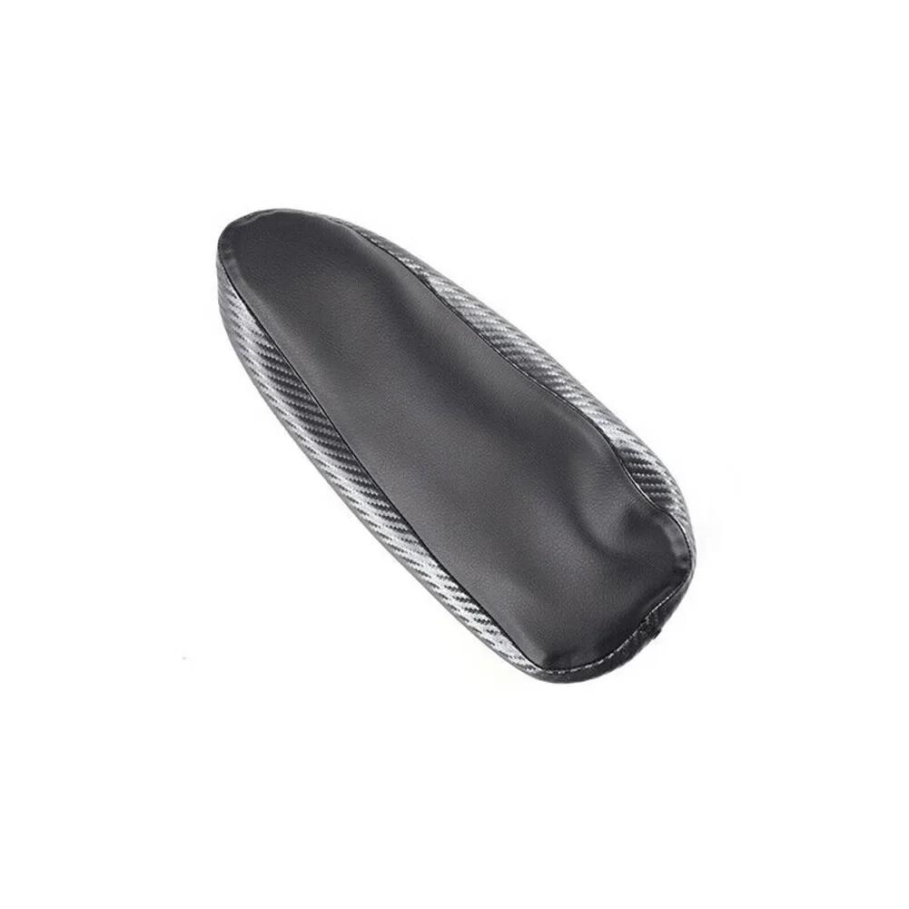 CarHome 2pcs Car Seat Armrest Cover Trim For Toyota FJ Cruiser 2007-2012 Carbon Fiber Leather Cushion Cover Armrest Protector NE