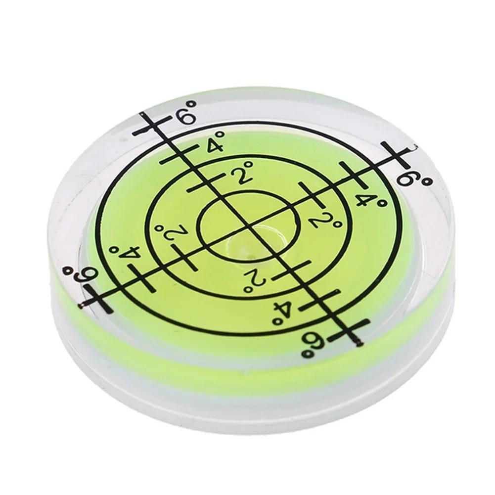 1/5pcs 32mm Bubble Level Precision Highly Translucent Small Level For Spirit Bubble Degree Mark Circular Measuring Meter