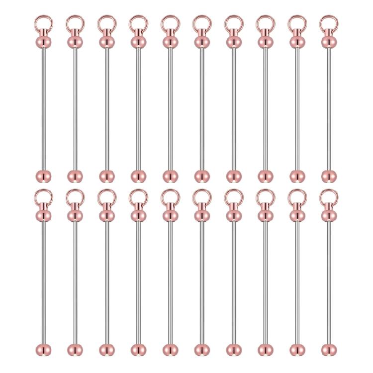 Stylish Keychain Clips with Sturdy Chains and Open Jump Rings 20 Pcs Set Accessory for Personalized Keychains Use