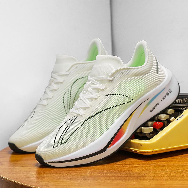 Running shoes men's flying electric 43c red rabbit 6pro7 carbon board student sports big children's racing running shoes women's sports horse