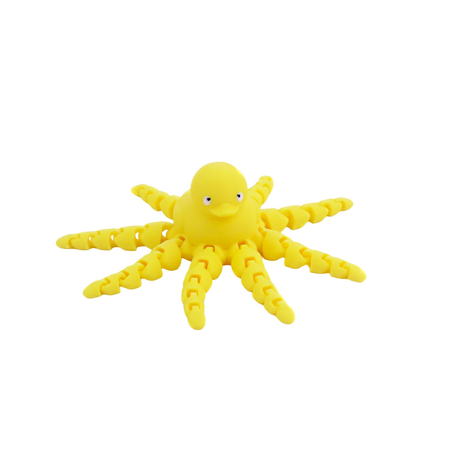 

3D Printed Octopus Duck Model, Joints Can Swing, Novel Animal Shapes, Creative Stress Relieving Toy Good Gift For Kidss Other