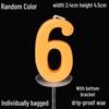 50 Gold Number Candle Cake Toppers, Individually Boxed for Kids' First Birthday