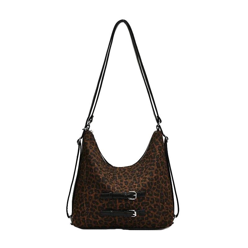 

Повседневные сумки через плечо и через плечо из плутония и ткани с леопардовым принтом, высокого качества, роскошные, супер крутые, женские