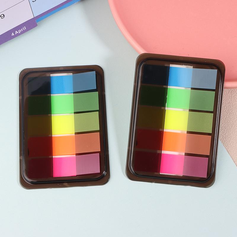 

2 Коробки 200 шт. Наклейки Выдвижные Липкие Разделители Закладки для Страниц Липкие Разделители Письменные Страничные Липкие Заметки Прозрачный Цвет