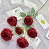 Artificial Rose Flower Bouquet For Home Decor Silk Fabric Fake Flowers