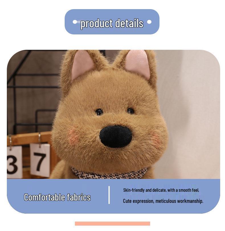 Cute West Highland White Terrier Puppy Plush Doll Toy for Kids - Perfect for Dog Lovers and Birthdays