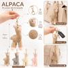 Cute Alpaca Bag Charm Mini Alpaca Plush Pendant New Alpaca Plush Keychain  for Women
