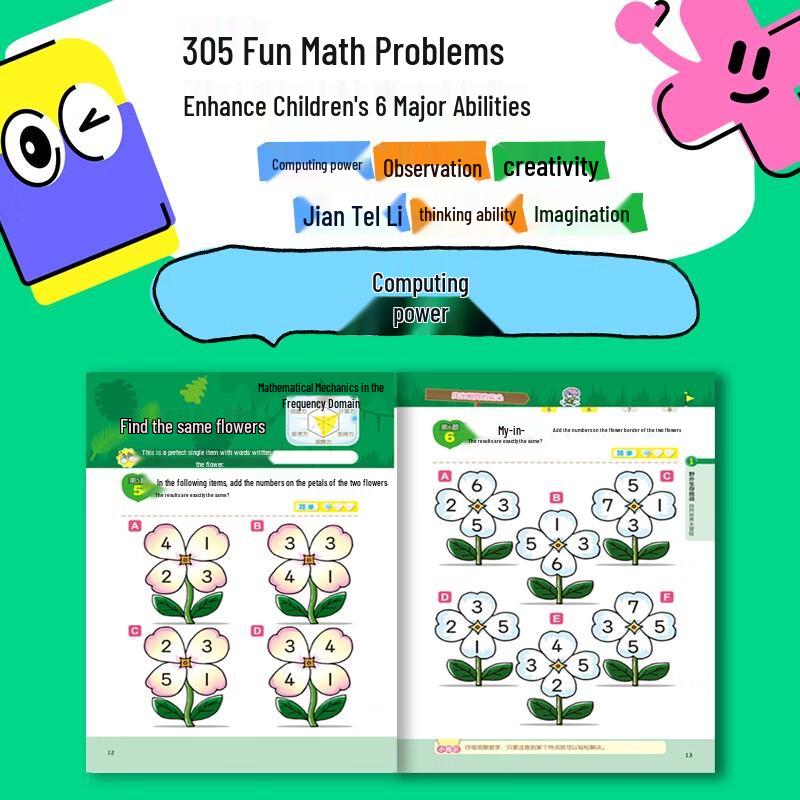 Fun Math Thinking Game Book