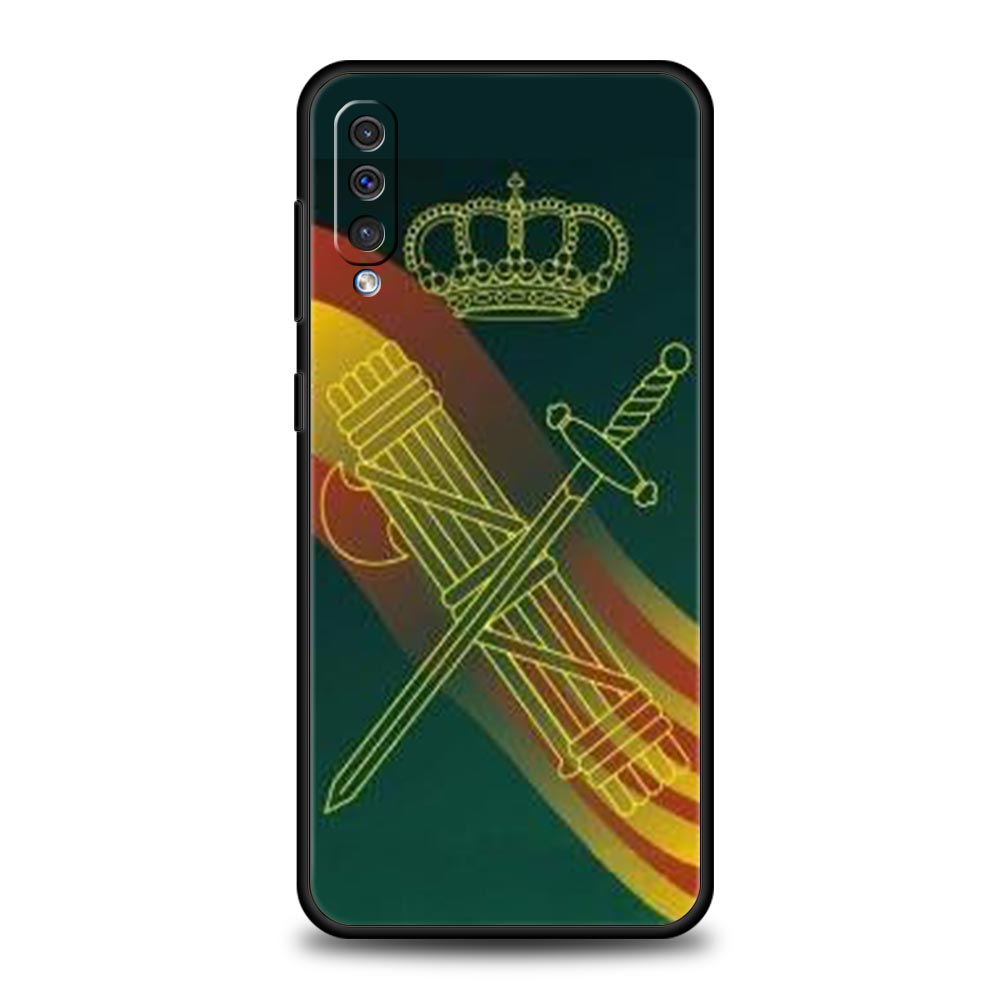 Spanish Guard Civil Emblem Case For Samsung A26 A36 A56 A54 A52 A50 A70 A40 A12 A14 A16 A22 A24 A42 A34 A32 5G A04s A06 5G Cover