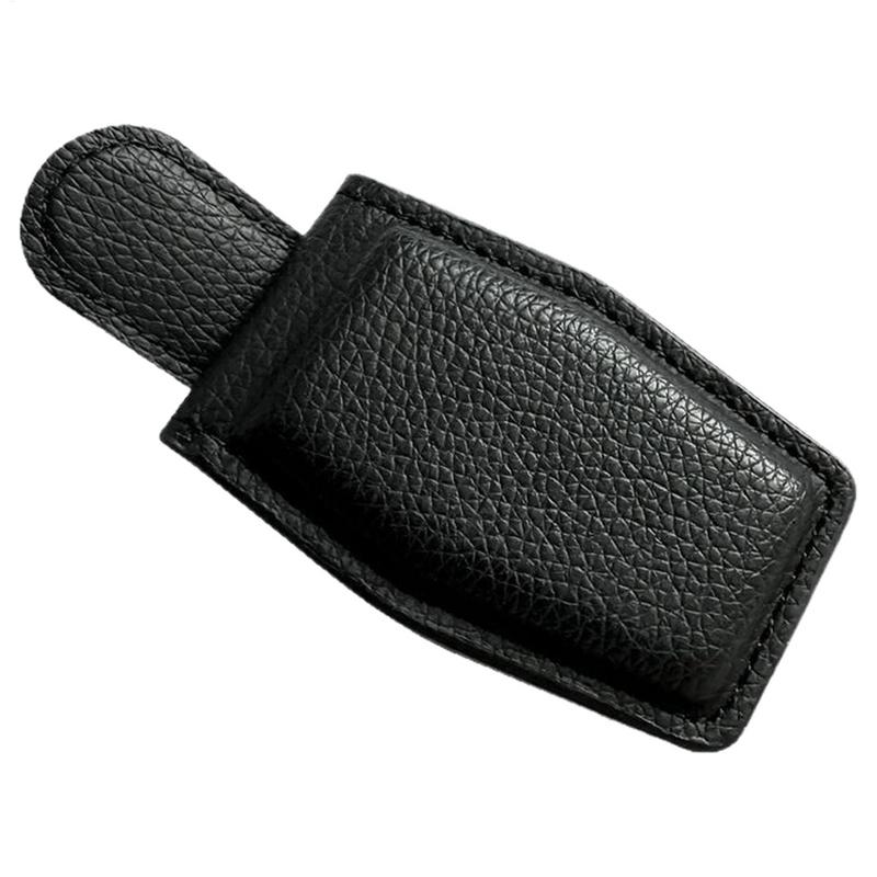 

Sunglass Holder For Car Visor Car Sunglasses Holder Multifunctional Auto Interior Accessories PU Leather Glasses Hangers For SUV China Mainland