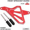 JFG RACING CRF230F Sprocket Guard CNC Aluminum Front Sprocket Protector for CRF230F 2003-2019 Dirt Bike, Red
