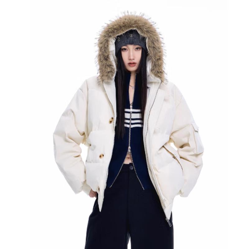 

ICH MODE Women s 90% Duck Down Hooded Puffer Coat XL