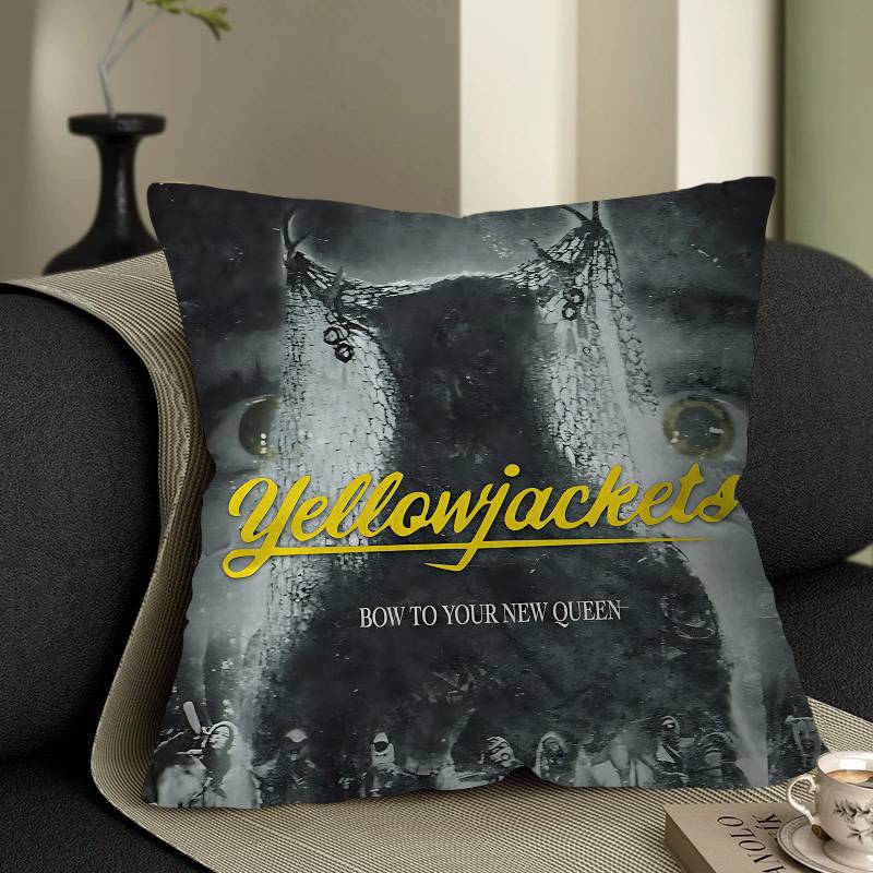 Psychological Horror Series Yellowjackets Personalized Picture Text Home Decorative Pillows Household Gifts 45x45cm