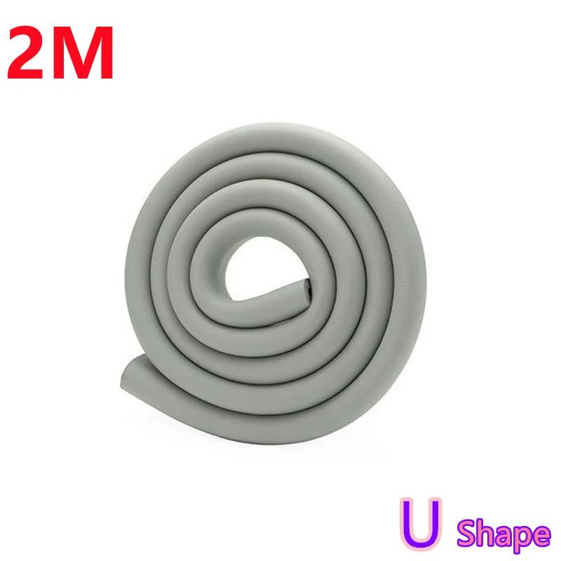 2M Baby Safety Corner Protector Solid Color Edge Guards for Childproofing Home Furniture Corners Table Angle Protection Tape