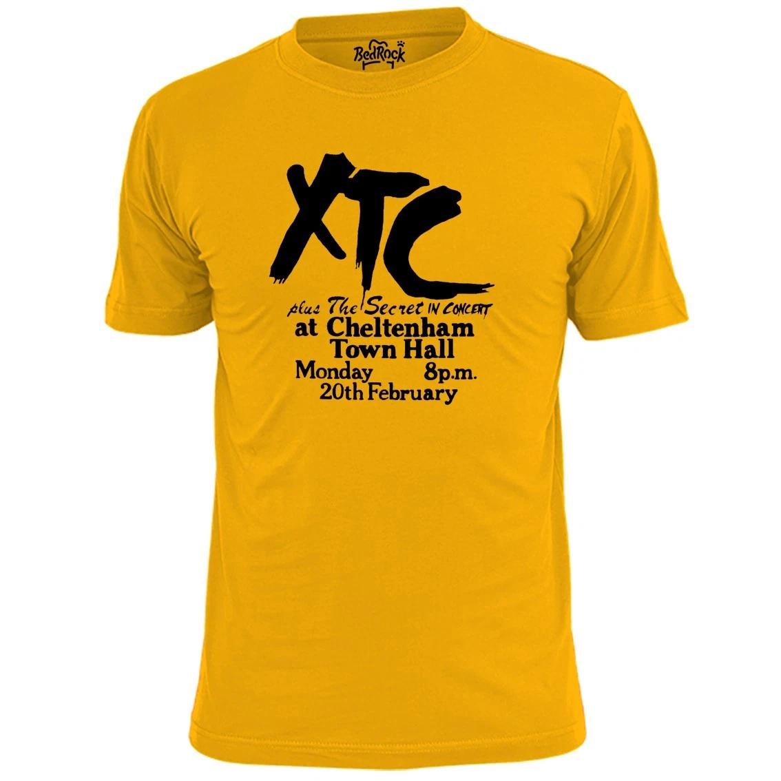 Mens XTC Cheltenham Gig Poster Punk T shirt S