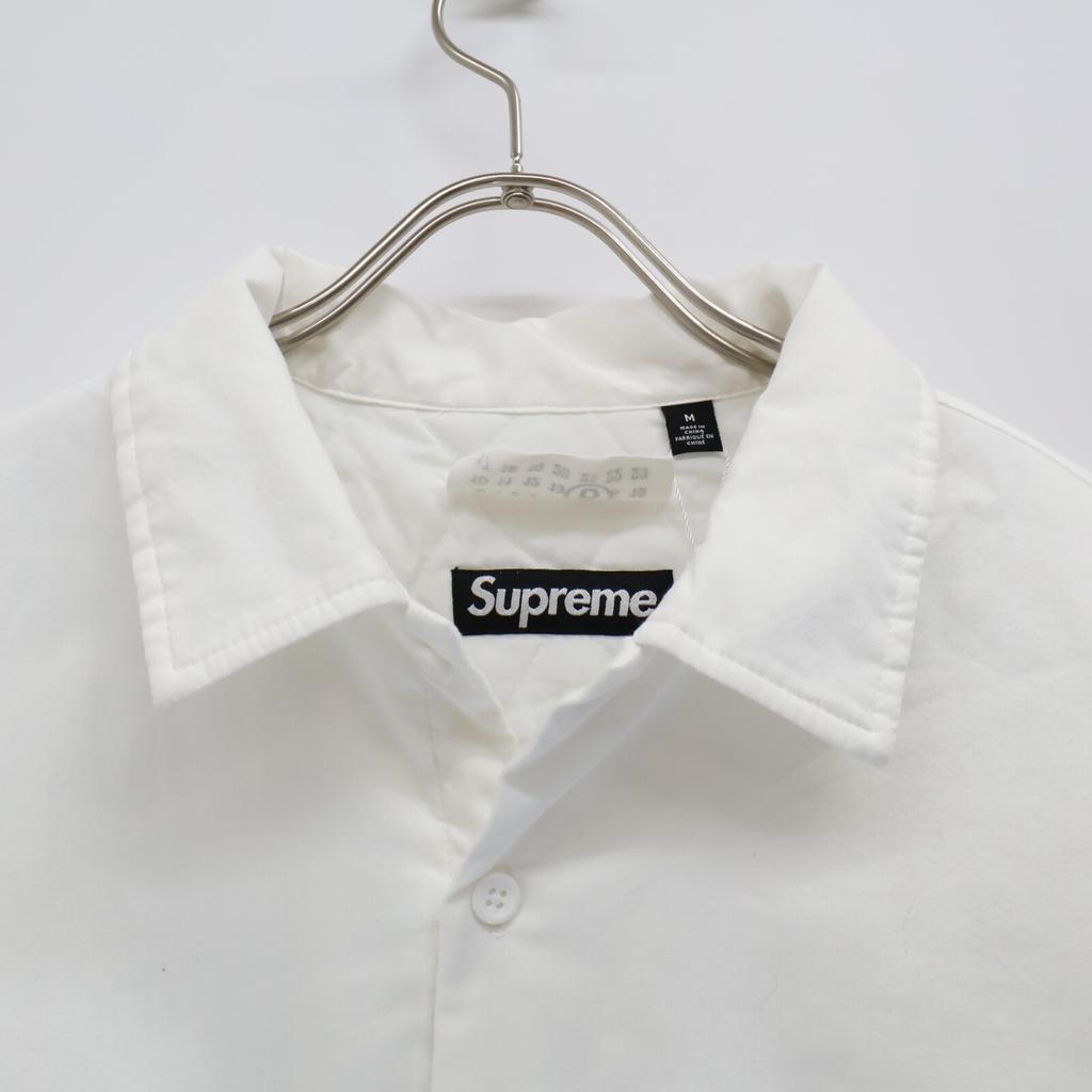 Supreme Excellent condition xMM6 24 Stainless Steel padded shirt tops M whiteUsed