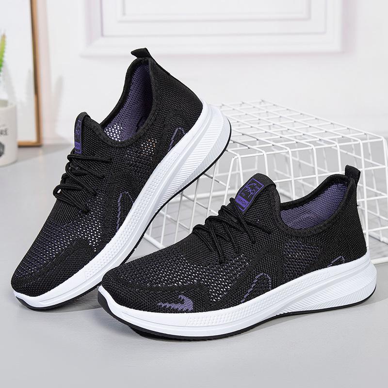 Мода Новый дизайн женские кроссовки 2024 Весна кроссовки женские на шнуровке — фото 3