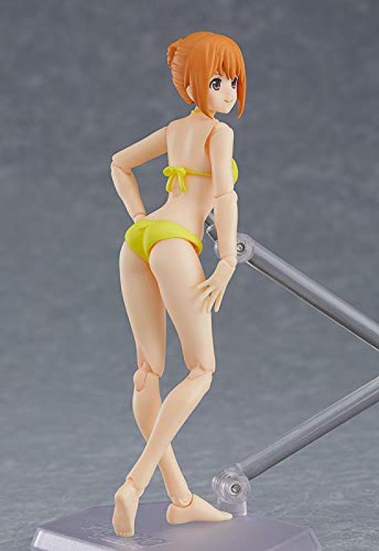 figma Swimsuit Female Body TYPE 2 ABS PVC Painted Movable Figure [Emily] Non-Scale &