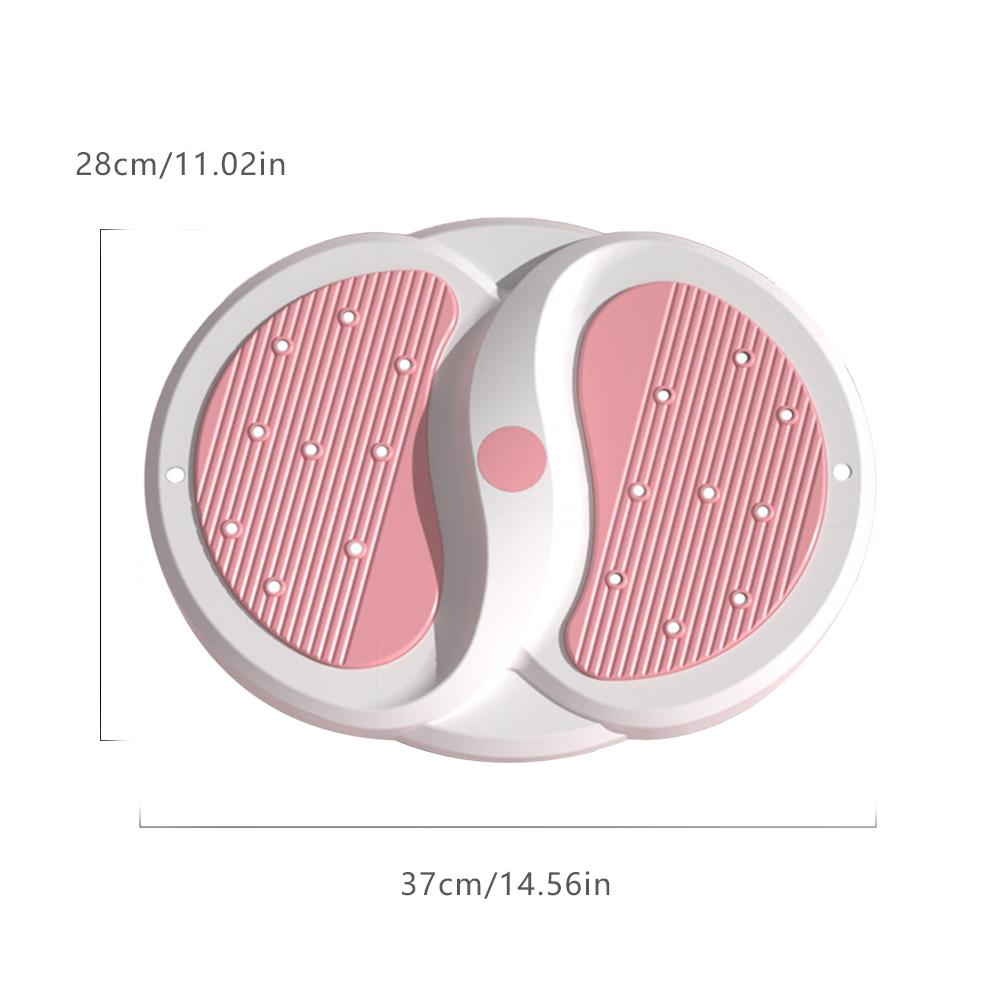 Plastic Waist Trainer Disc Rotatable Waist Exercise Twisting Boards Foot Massage Lightweight Durable Lose Weight for Fitness Device