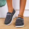 New Women Shoes Sneakers Knitted Mesh Dude Flats Large Size Ladies Slip On Mujer Zapatill Casual Summer Female Mocassins