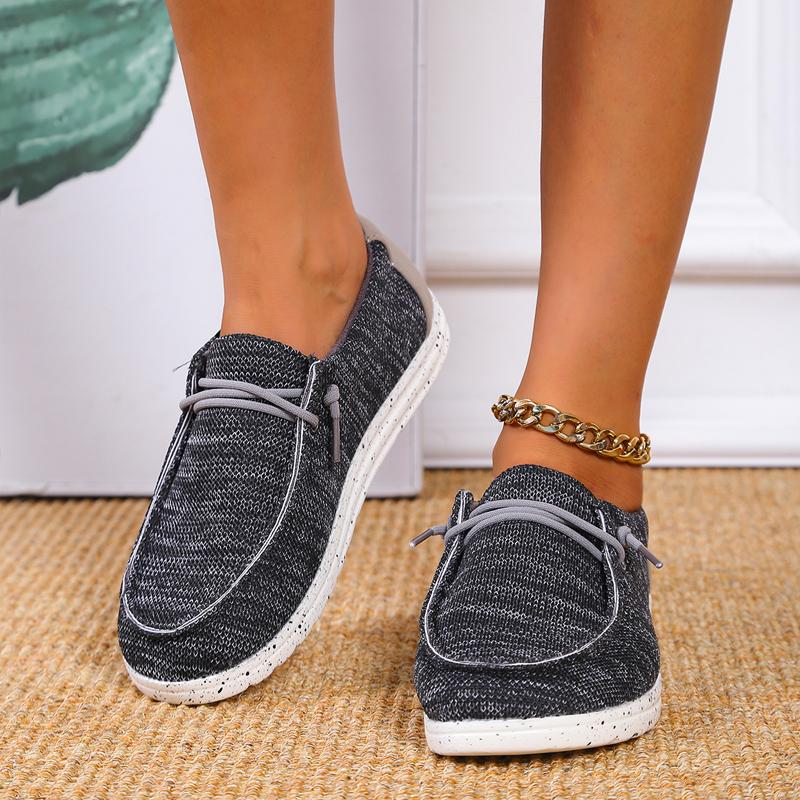 New Women Shoes Sneakers Knitted Mesh Dude Flats Large Size Ladies Slip On Mujer Zapatill Casual Summer Female Mocassins