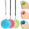 Hand Therapy Stress Ball with Cord, Hand Grip Strength Trainer, Massage Ball, Relief Ball Finger Hand Grip Massage Ball