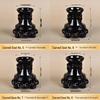 Black Resin High-Grade Crystal Ball Display Stand