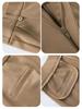 Women's High-Waisted Stretch Baguette Pants: Cotton-Blend Straight-Leg Cigarette Pants, Spring 2025 Casual Wear for Middle-Aged Moms.