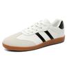 Men's and women's large-sized casual sports shoes, fashionable walking loafers, board shoes, flat breathable white shoes