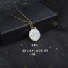 12 Constellation Symbol Titanium Steel Necklace Couple Necklace