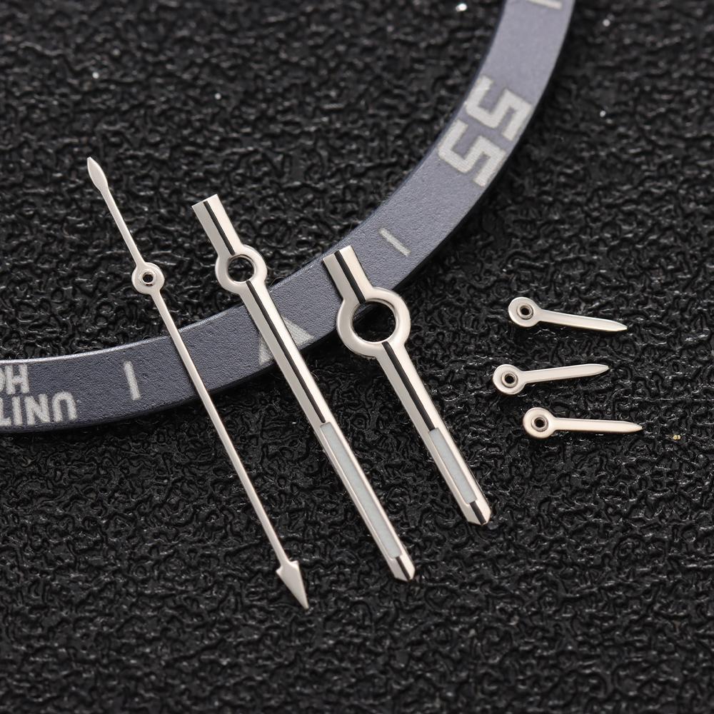 

VK63 Watch Hands Fit For VK63 Quartz Movement Silver Rose Gold 6-Hands Green Luminous Watches Parts Pointer/Needle Accessories срібний