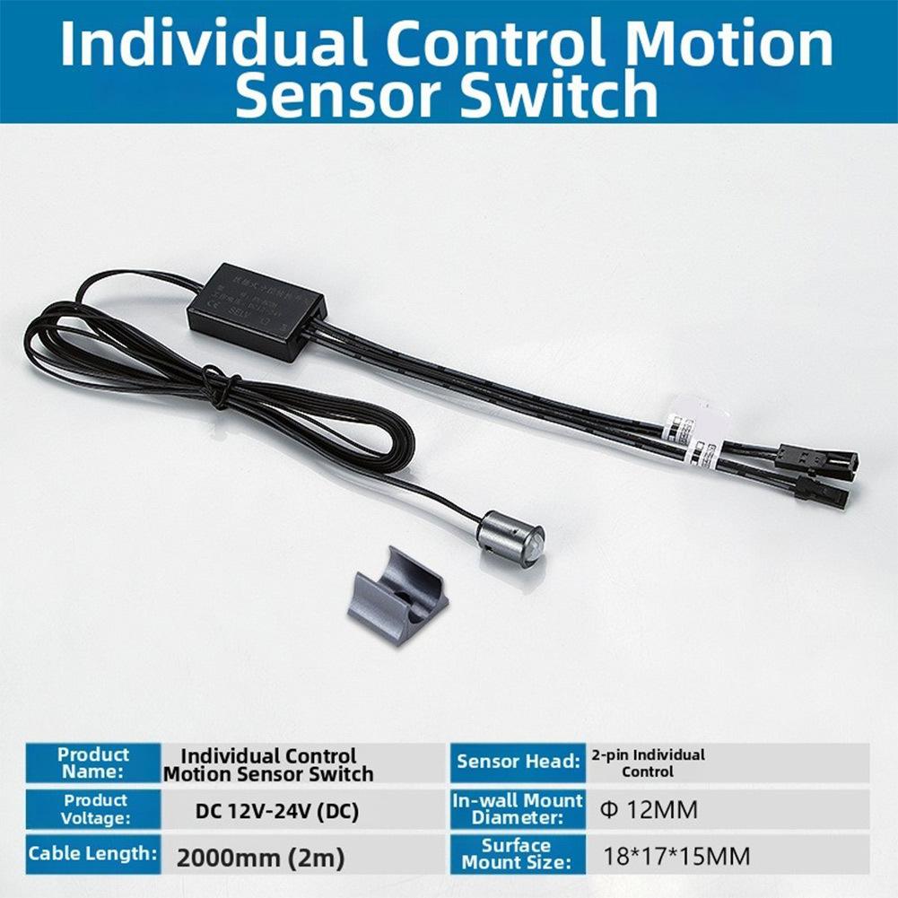DC12V/24V Split-control Inductive Switch Sensor Hand Scanning Human Body Commands For Wardrobes Kitchens AccessControl Sensors