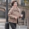 SNOWFLYING Women's Fox Fur Collar Hooded Duck Down Jacket