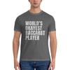 World S Okayest Baccarat Player White Comfortable Tshirt Youthful Feeling Light Color Schemes Tee