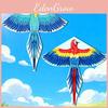 Parrot Kite Polyester Material Large Flying Toy For Kids And Outdoor Recreation